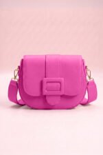 Shoulder Bag Nubi - Bright Pink - Image 2