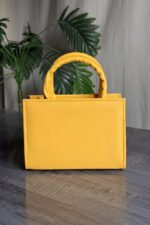 Mini Handbag Cubi - Mustard - Image 4