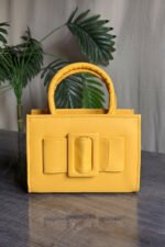 Mini Handbag Cubi - Mustard - Image 5