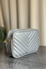 Crossbody Chevron Coin - Grey - Image 4