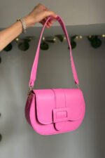 Shoulder Bag Nubi - Bright Pink - Image 4