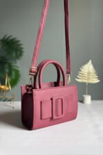 Mini Handbag Cubi - Marron - Image 6